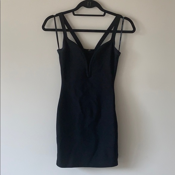 marciano black dress